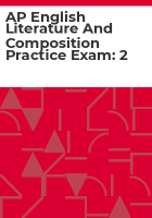 AP English literature and composition practice exam